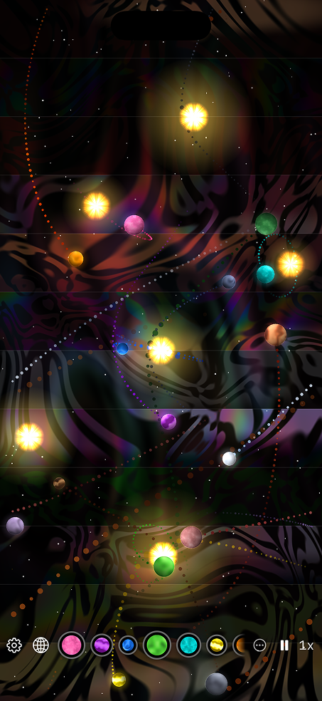 orbital harp - hypnotic, dynamic audiovisuals