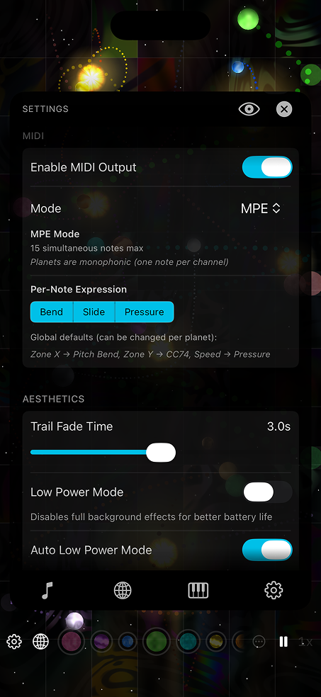 orbital harp - dive deeper with MIDI and MPE